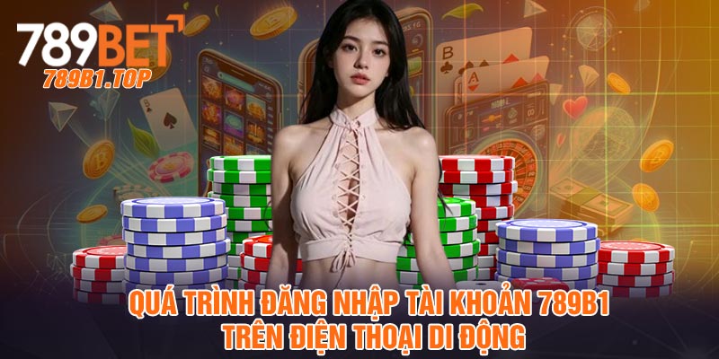 Quá trình đăng nhập tài khoản 789b1 trên điện thoại di động